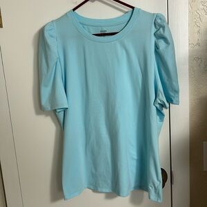 Crown & Ivy puff sleeve top